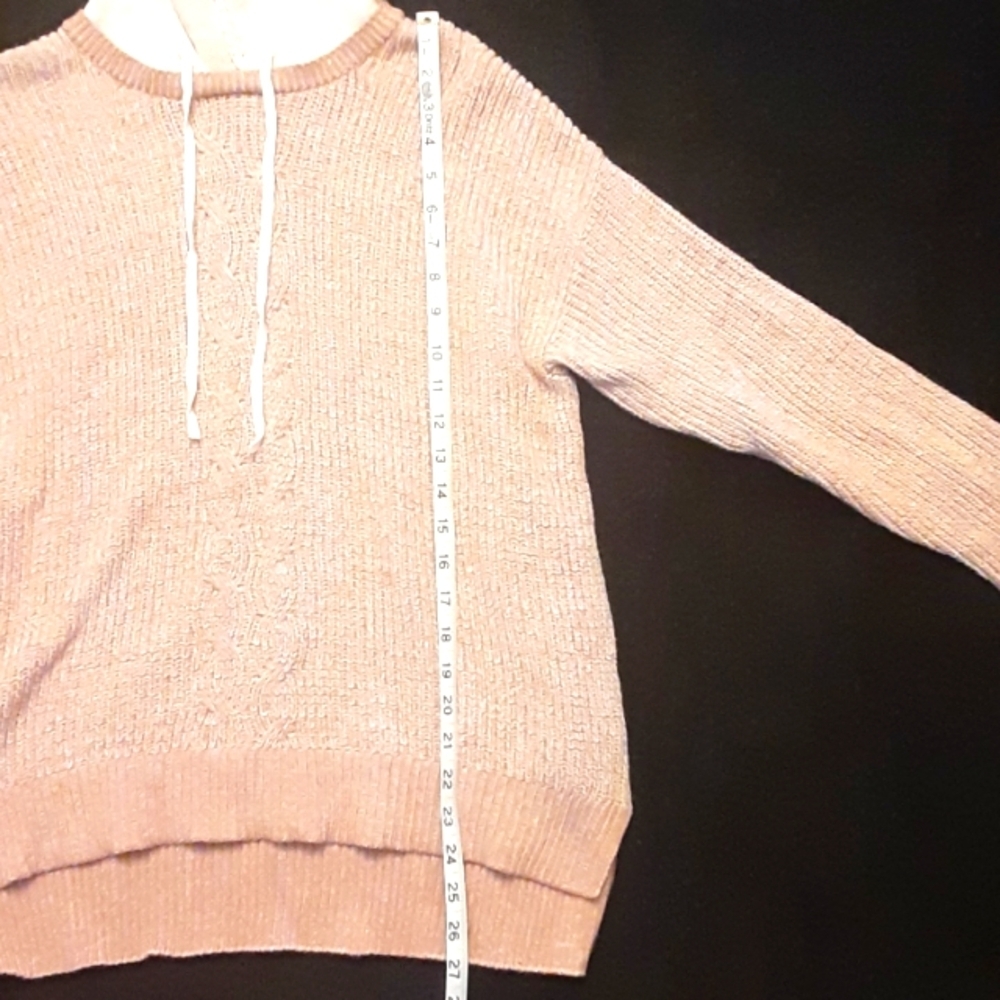 Nic + Zoe Women's Beige Sweater with Hood - Picture 7 of 11